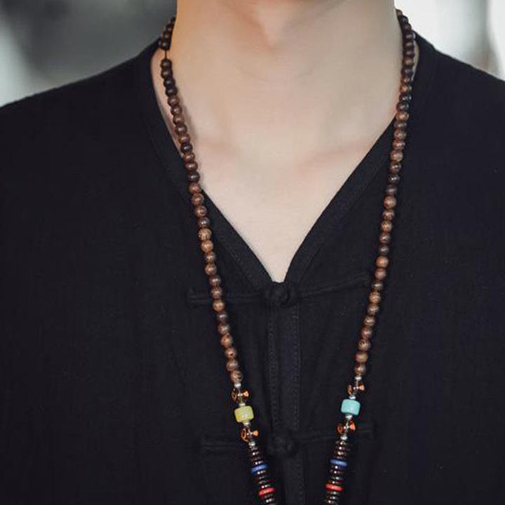 Buddha Stones Casual Chinese Frog-Button Men's Cotton Vest Waistcoat With Pockets