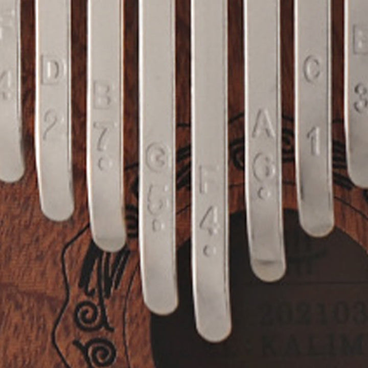 Buddha Stones 21 Keys Kalimba Thumb Piano Yellow Sandalwood Portable Finger Piano
