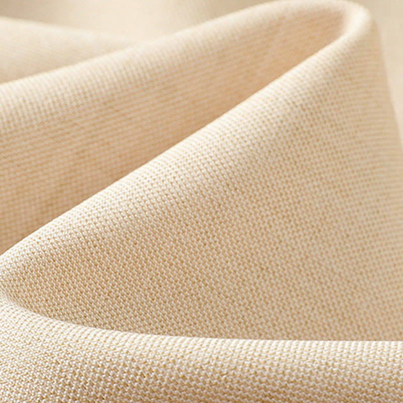 Buddha Stones Vintage Elastic Waistband Design Drawstring Women's Cotton Pants With Pockets - image 6