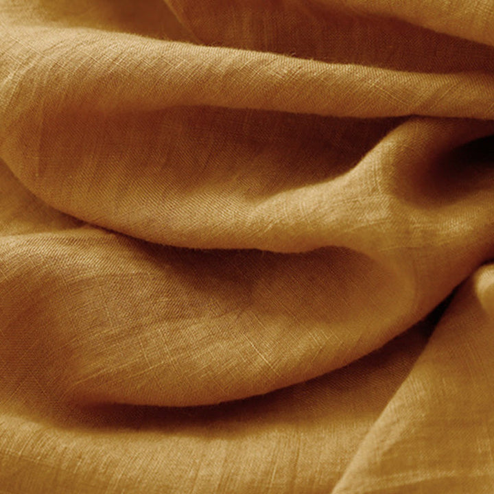 Buddha Stones Summer Plain Lace-up Button Front Design Lapel Sleeveless Cotton Midi Dress Cardigan - image 5