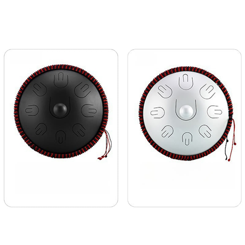 Buddha Stones Steel Tongue Drum Sound Healing Yoga Meditation Kit 9 Note 15 Inch Handpan Instrument