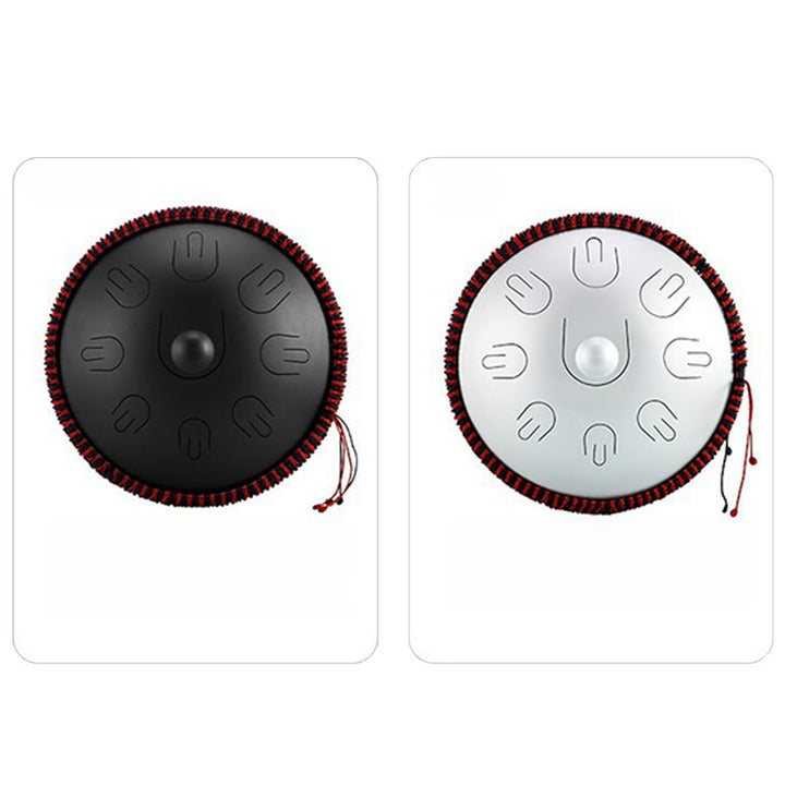Buddha Stones Steel Tongue Drum Sound Healing Yoga Meditation Kit 9 Note 15 Inch Handpan Instrument