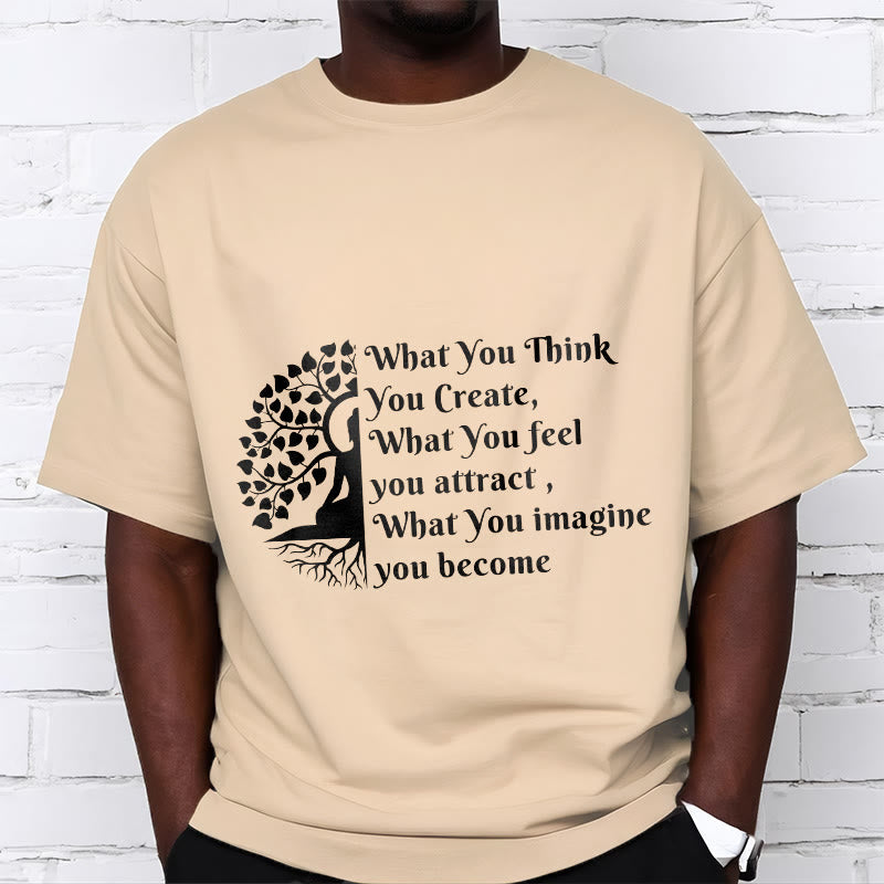 Buddha Stones Half-meditation Buddha Tree Tee T-shirt - image 9