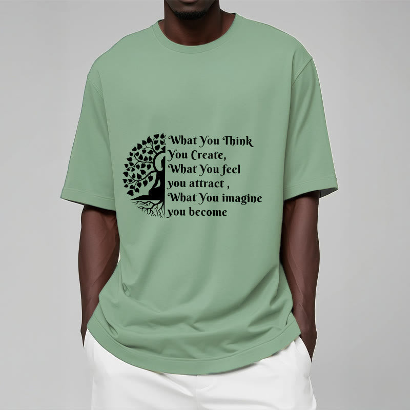 Buddha Stones Half-meditation Buddha Tree Tee T-shirt - image 16