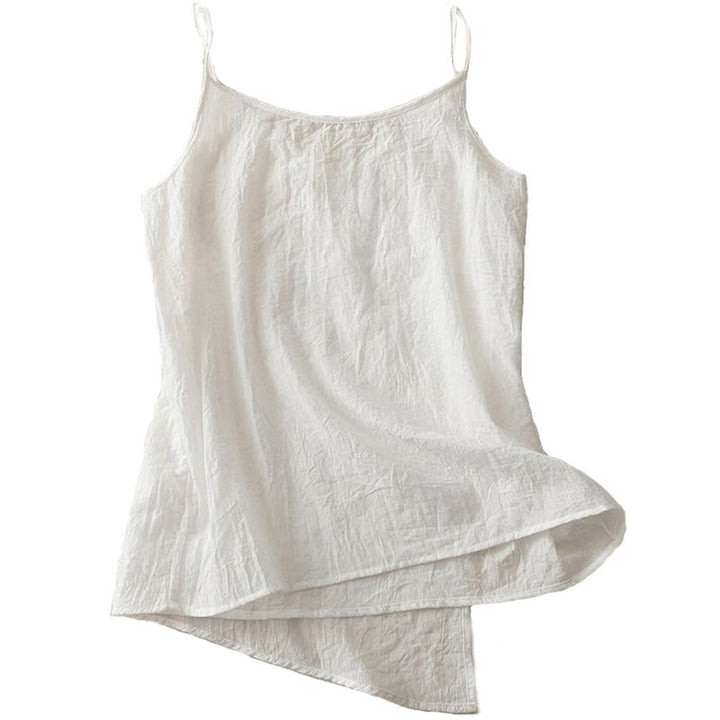 Buddha Stones Vintage Side Lace-up Splicing Lace V-neck Sleeveless Women's  Vest - image 8