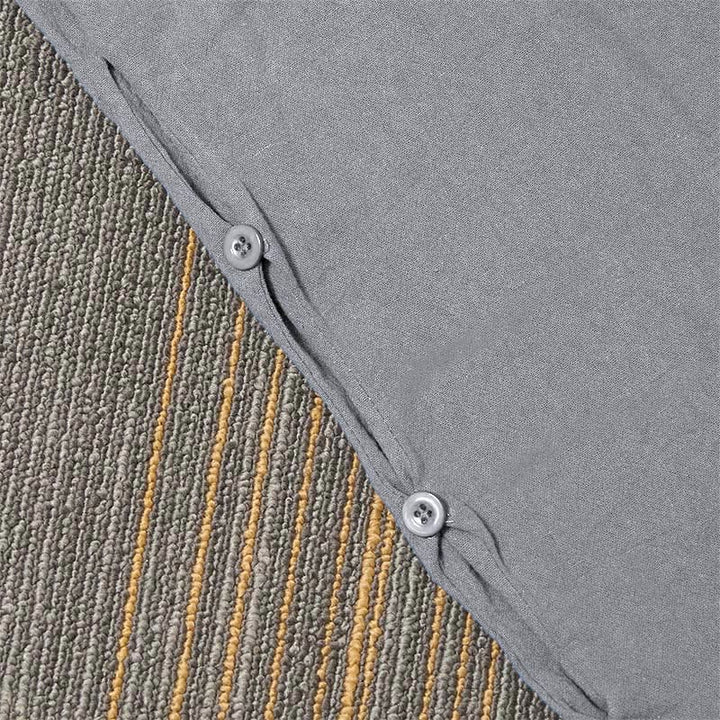 Buddha Stones Casual Pure Color Hollow Button Cuff Design Women's Cotton Linen Pants With Pockets - image 43