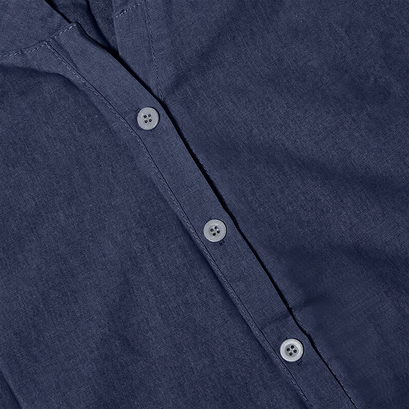 Buddha Stones Casual Plain Button Notched Collar Women's Short Sleeve Shirt - image 59