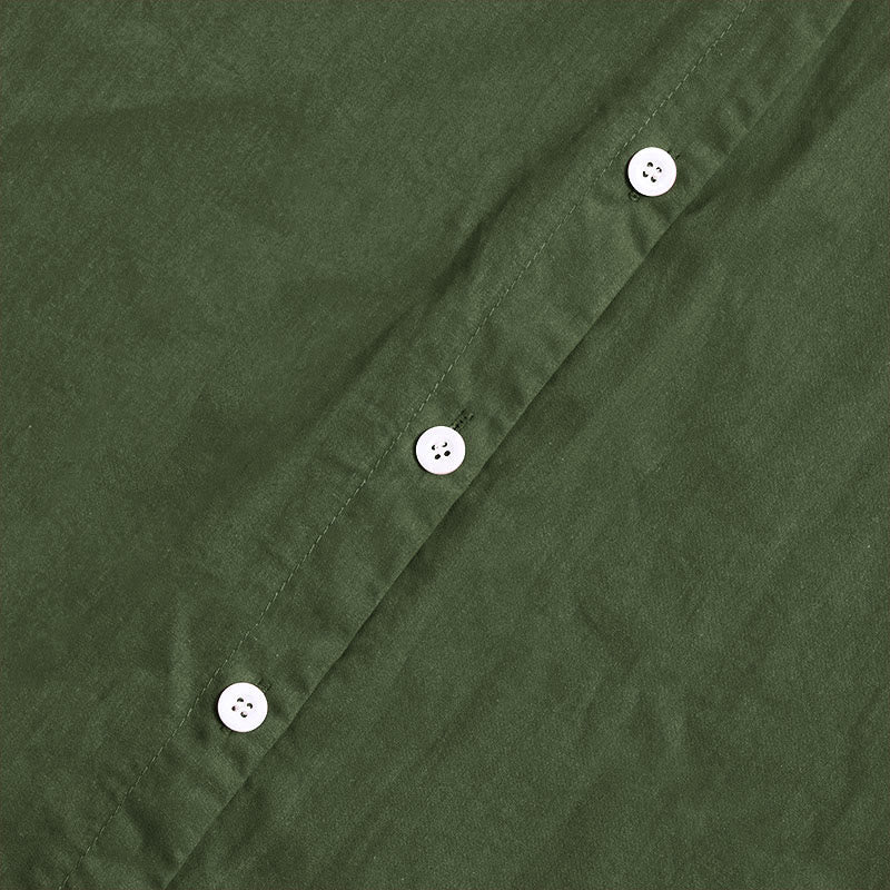 Buddha Stones Summer Casual Plain Breasted Notched Collar Short Sleeve Women's Cotton Linen Shirt - image 21