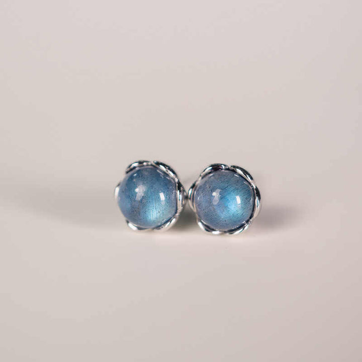 Buddha Stones 925 Sterling Silver Moonstone Positive Earrings - image 4