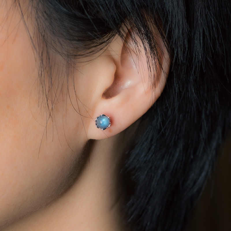 Buddha Stones 925 Sterling Silver Moonstone Positive Earrings - image 7