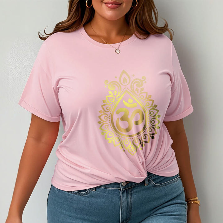 Buddha Stones Water Drop OM Design Tee T-shirt - image 14