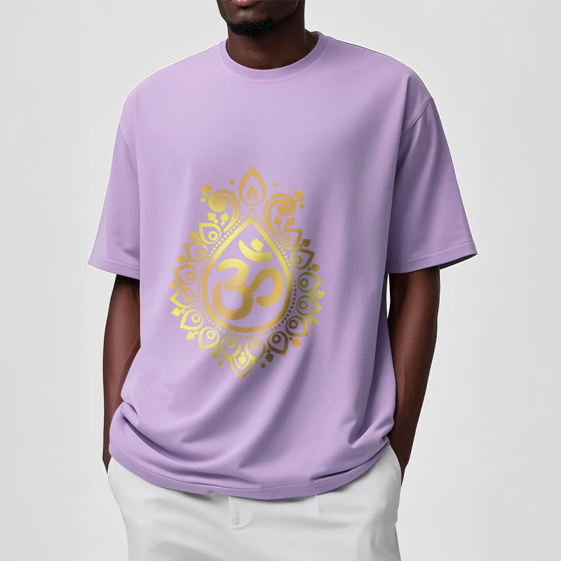 Buddha Stones Water Drop OM Design Tee T-shirt - image 18