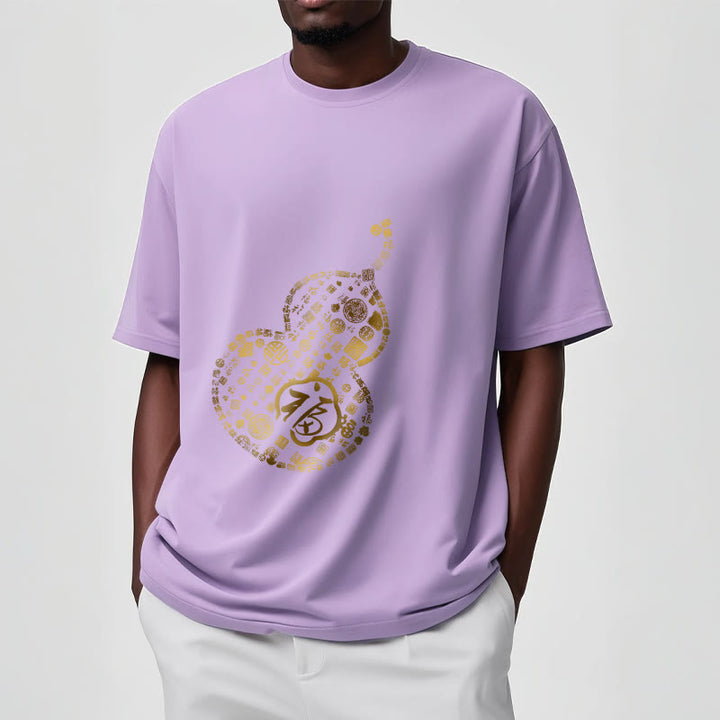 Buddha Stones Gourd Fu Character Design Tee T-shirt - image 17