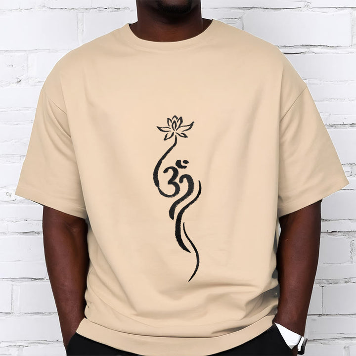 Buddha Stones Lotus Flower Om Design Tee T-shirt - image 9