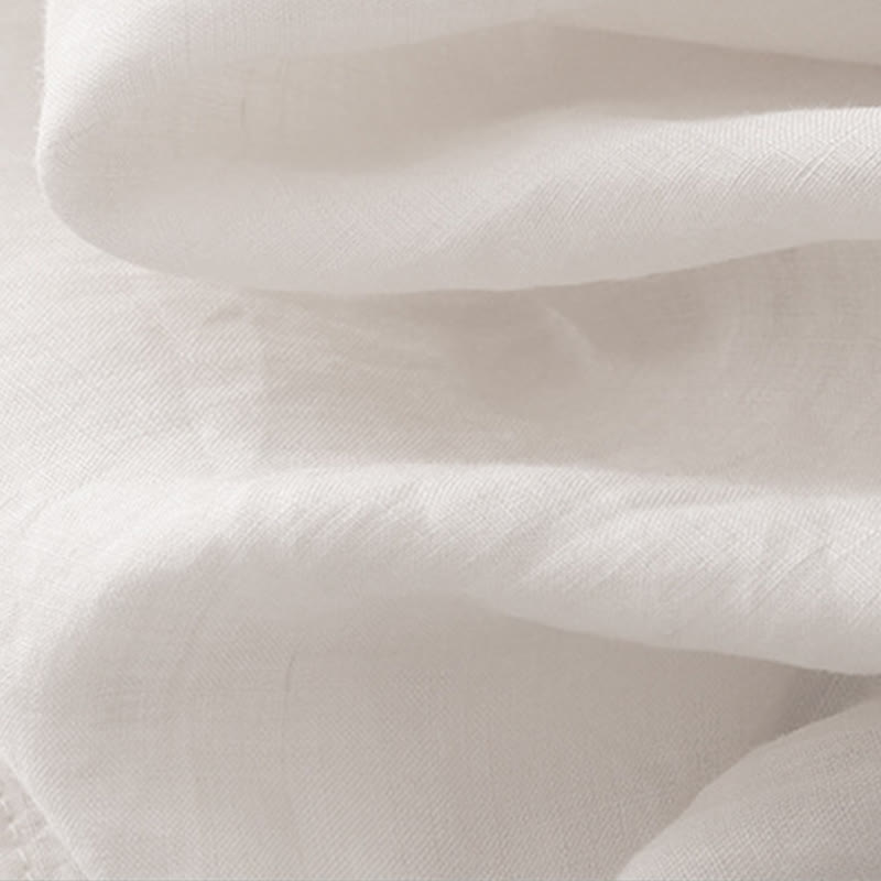 Buddha Stones Plain Button Crew Neck Design Women's  blend Three Quarter Sleeve Shirt - image 20