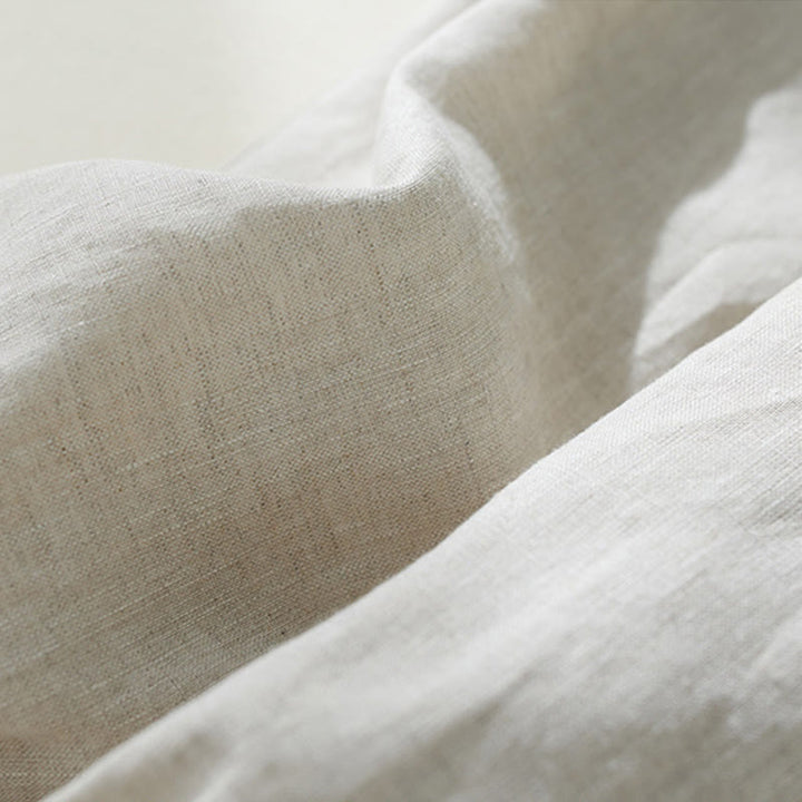 Buddha Stones Commute Pure Color High Waist Women's Cotton Linen Harem Cropped Pants With Pockets - image 13