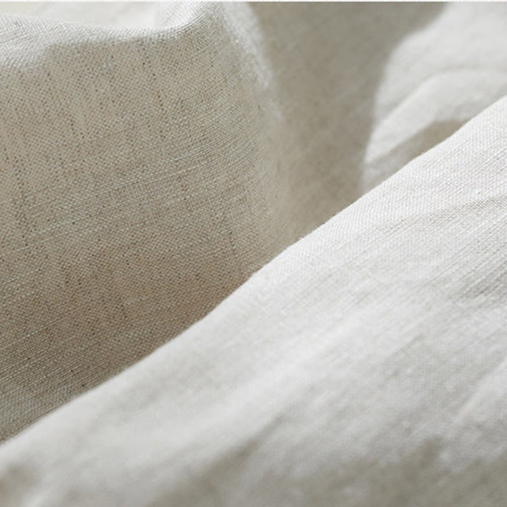 Buddha Stones Commute Pure Color High Waist Women's Cotton Linen Harem Cropped Pants With Pockets - image 11