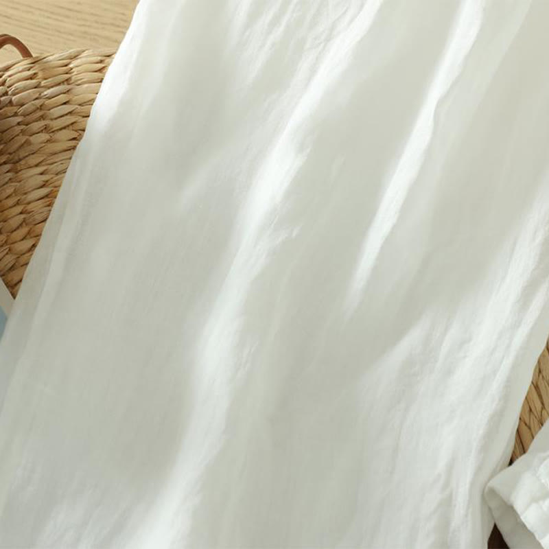 Buddha Stones Commute Pure Color Simple Design Women's Ankle-Length Harem Pants With Pockets - image 12