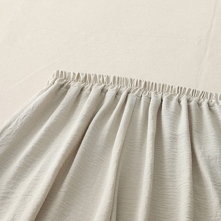 Buddha Stones Commute Casual Plain Frog-Button Design Women's Harem Cotton Linen 7-8 Length Pants With Pockets - image 4