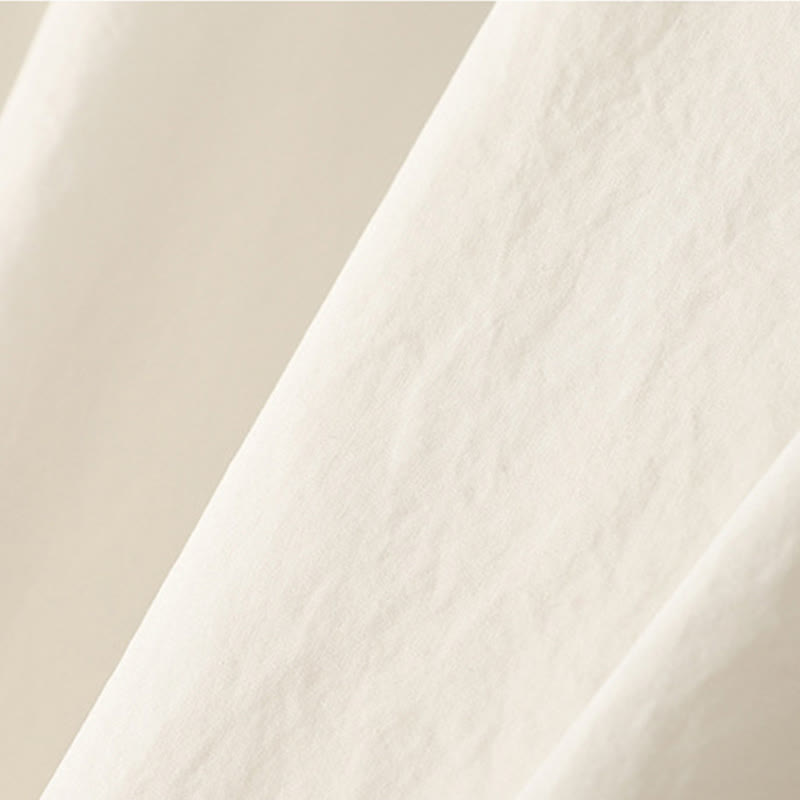 Buddha Stones Casual Ruffle Hem Patchwork Design Drawstring Ankle-length Women's Cotton Pants With Pockets - image 13