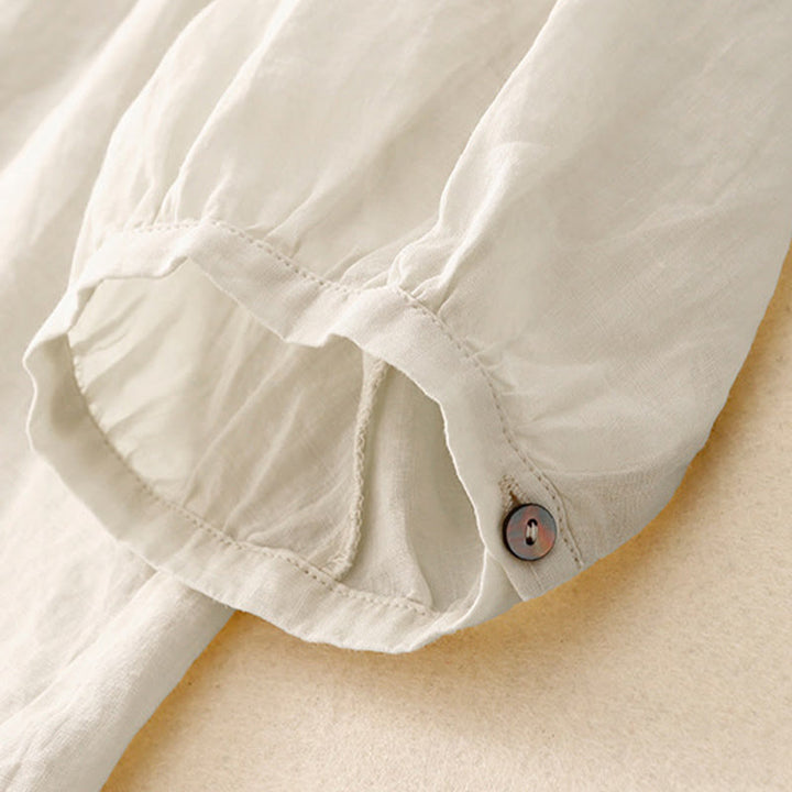 Buddha Stones Casual Plain Women's Crew Neck Design Cotton Polyester T-shirt - image 19