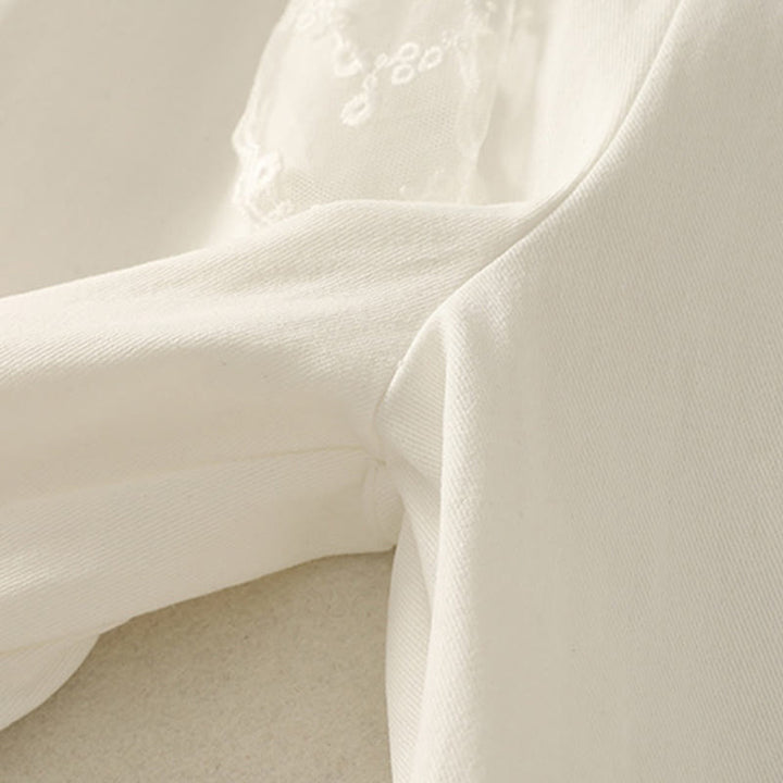 Buddha Stones Daily Solid Color Lace Belt Women's Wide Leg Cotton Pants With Pockets - image 14