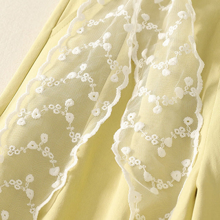 Buddha Stones Daily Solid Color Lace Belt Women's Wide Leg Cotton Pants With Pockets - image 24