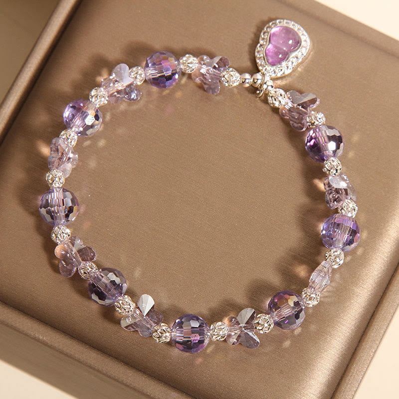 Buddha Stones Butterfly Gourd Amethyst Citrine Labradorite Balance Bracelet - image 4