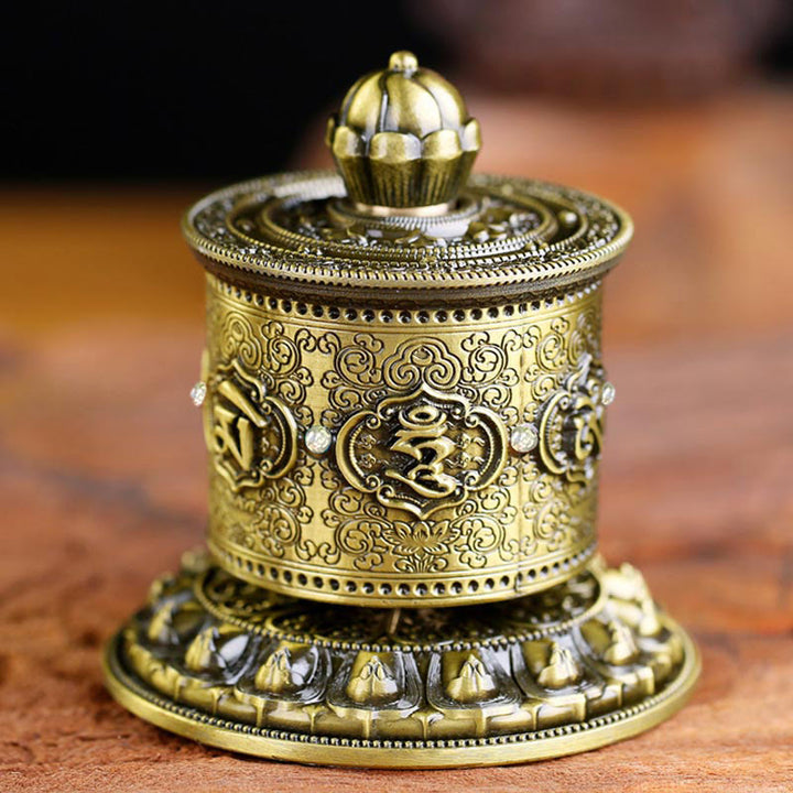 Tibetan Blessing Prayer Wheel Car Decoration