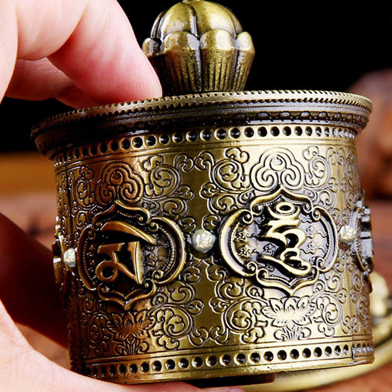 Tibetan Blessing Prayer Wheel Car Decoration - image 2