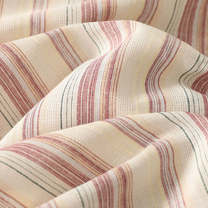 Buddha Stones Color Vertical Stripes Cotton Women's Wide Leg Pants With Pockets - image 5