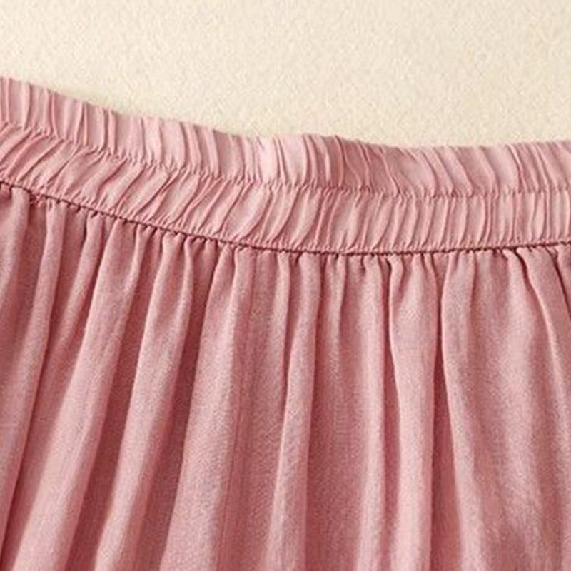 Buddha Stones Side Embroidery Design Cotton Women's 7-8 Length Wide Leg Pants With Pockets - image 18