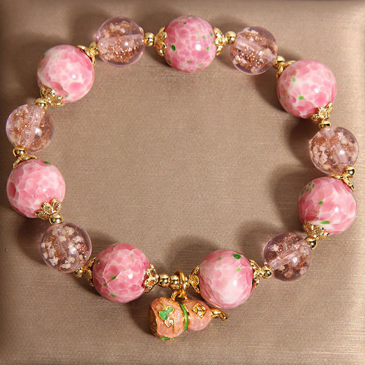 Buddha Stones Gourd Liuli Bracelet - image 6