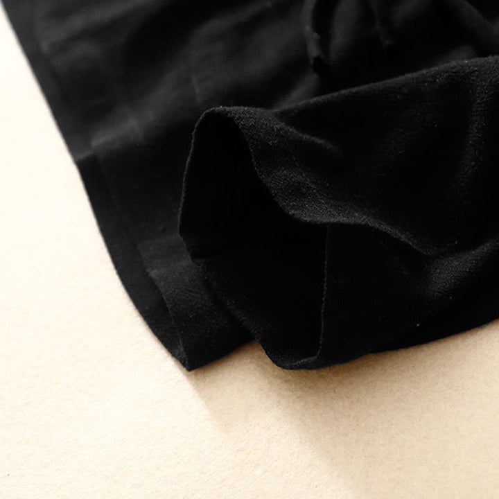 Buddha Stones Women's Cotton Linen Frog-Button Long Sleeve Jacket With Pockets - image 15