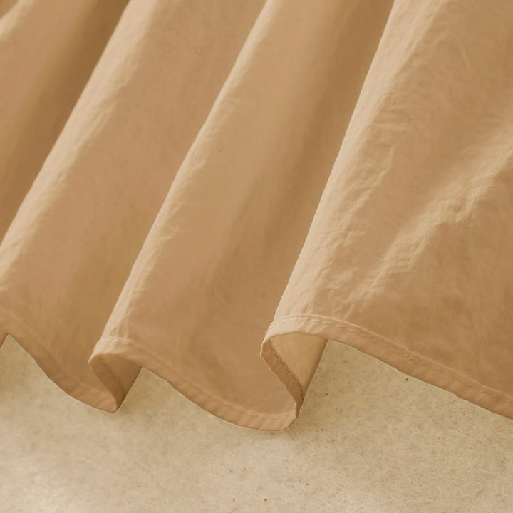 Buddha Stones Simple Lines Elastic Waist Women's Skirt With Pockets - image 15