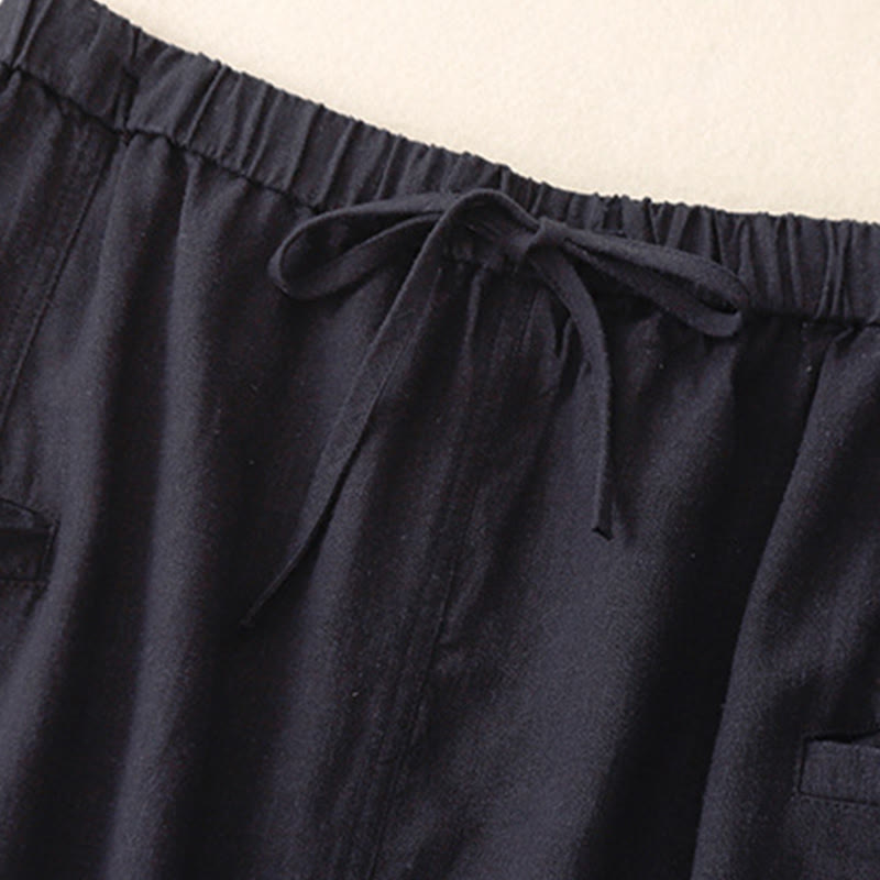 Buddha Stones Drawstring A-line Elastic Waist Women's Skirt - image 2