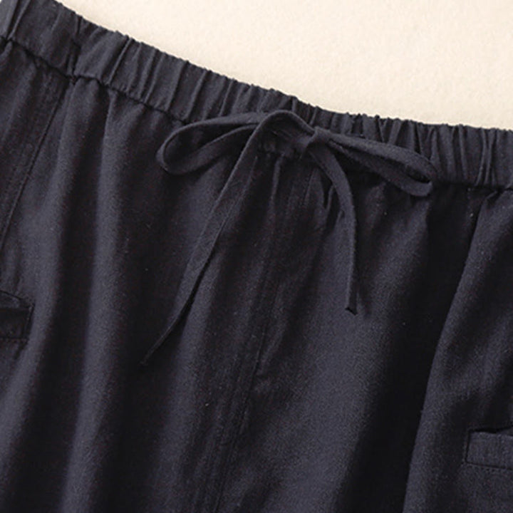 Buddha Stones Drawstring A-line Elastic Waist Women's Skirt - image 2