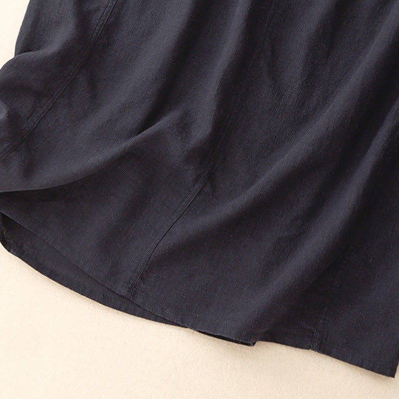 Buddha Stones Drawstring A-line Elastic Waist Women's Skirt - image 4