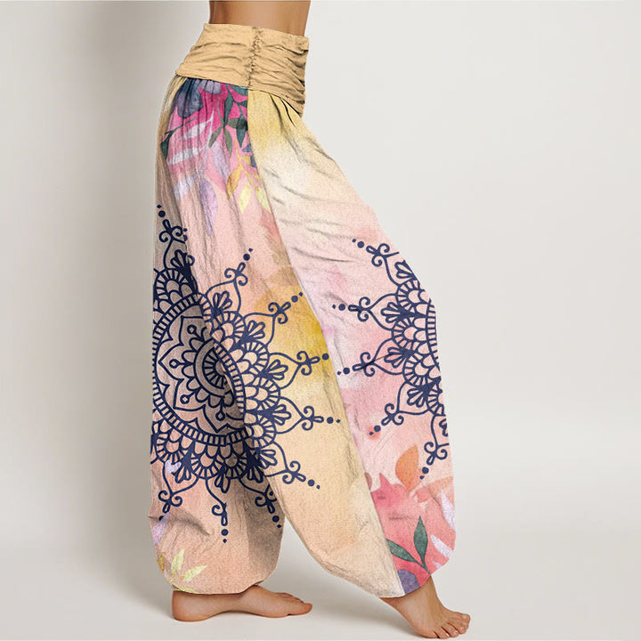 Buddha Stones Casual Mandala Pattern Women's Harem Pants - image 3