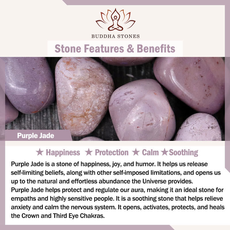 Buddha Stones Natural Dunhuang Colorful Beads Amethyst Lazurite Balance Bracelet - image 12