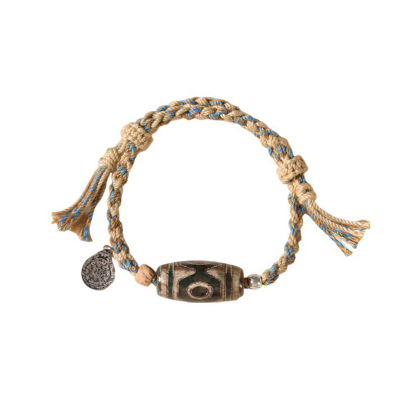 Buddha Stones "May Blessings Protect Your Journey" Dzi Bead Bracelet Includes Gift Message Card - image 17