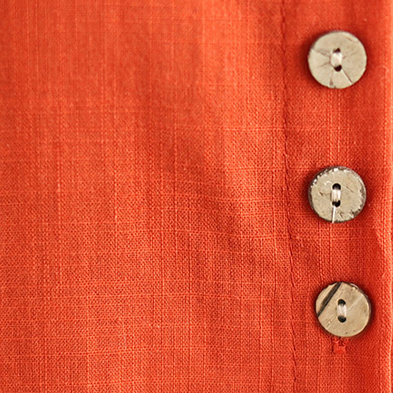 Buddha Stones 2pcs Casual Women's Stand Collar Shirt Loose Pants Meditation Clothing Set - image 20