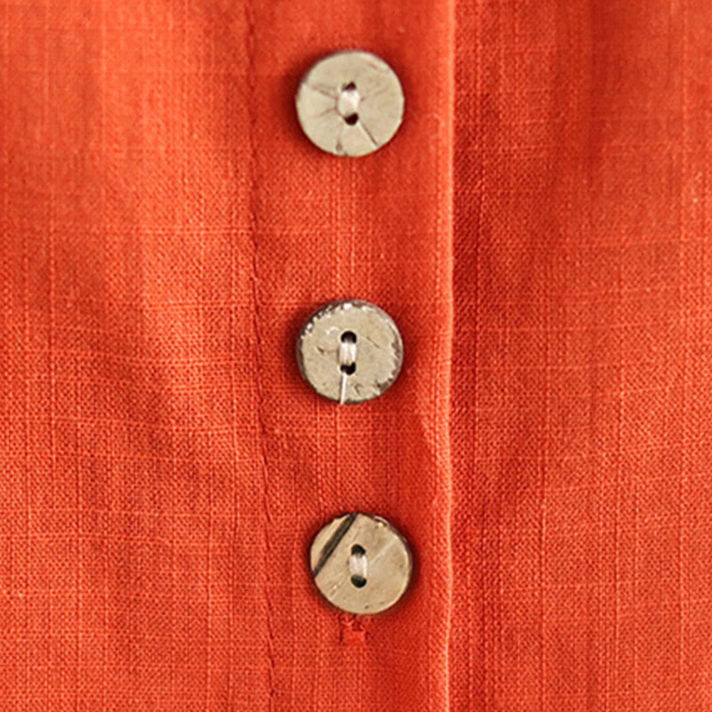 Buddha Stones 2pcs Casual Women's Stand Collar Shirt Loose Pants Meditation Clothing Set - image 20
