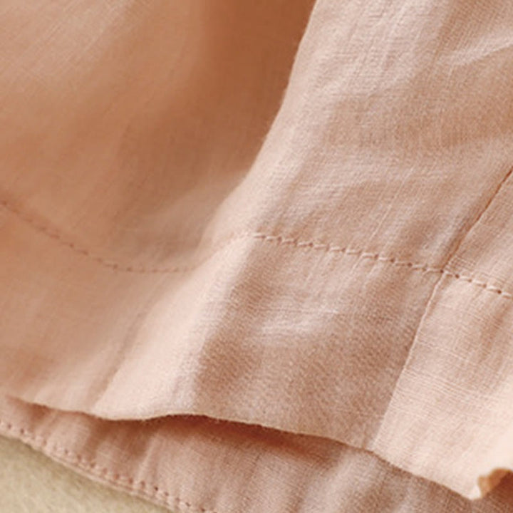 Buddha Stones Embroidered Pattern Women's Cotton Linen Harem Pants With Pockets - image 13