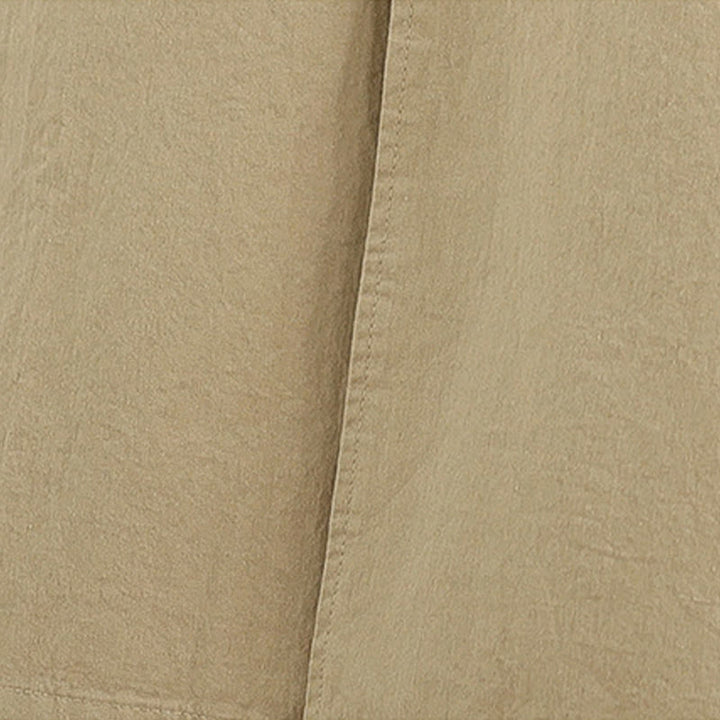 Buddha Stones Spring Plain Buttons Design Long Sleeve Women's Cotton Linen Jacket With Pockets - image 9