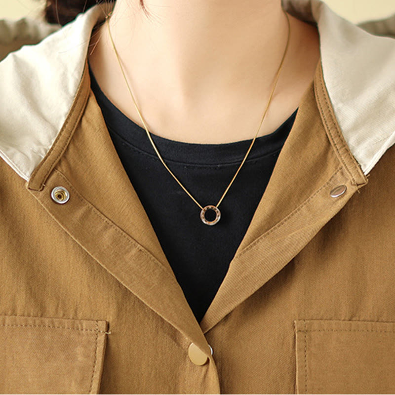 Buddha Stones Casual Commute Drawstring Hoodie Women's Cotton Linen Jacket With Pockets - image 13