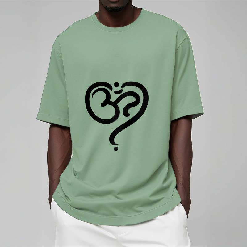 Buddha Stones Love Heart OM Symbol Design Tee T-shirt - image 19
