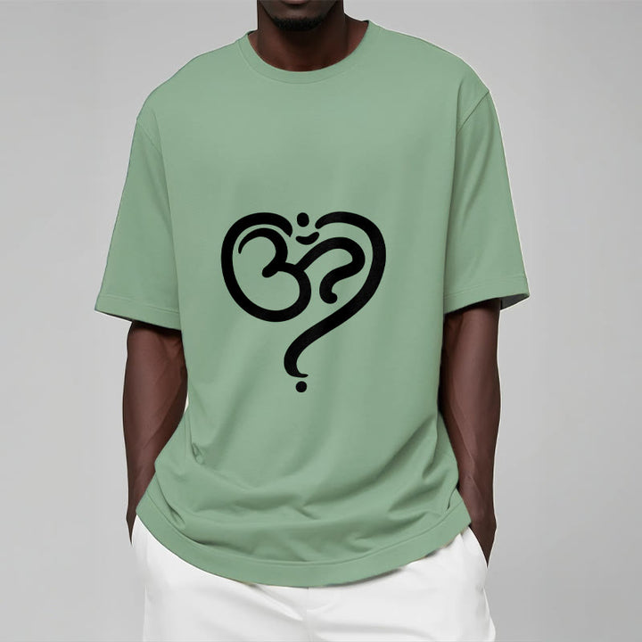 Buddha Stones Love Heart OM Symbol Design Tee T-shirt - image 19