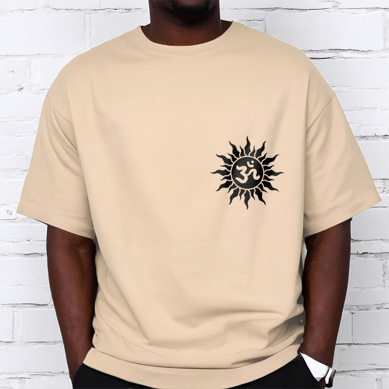 Buddha Stones Sun OM Symbol Design Tee T-shirt - image 13