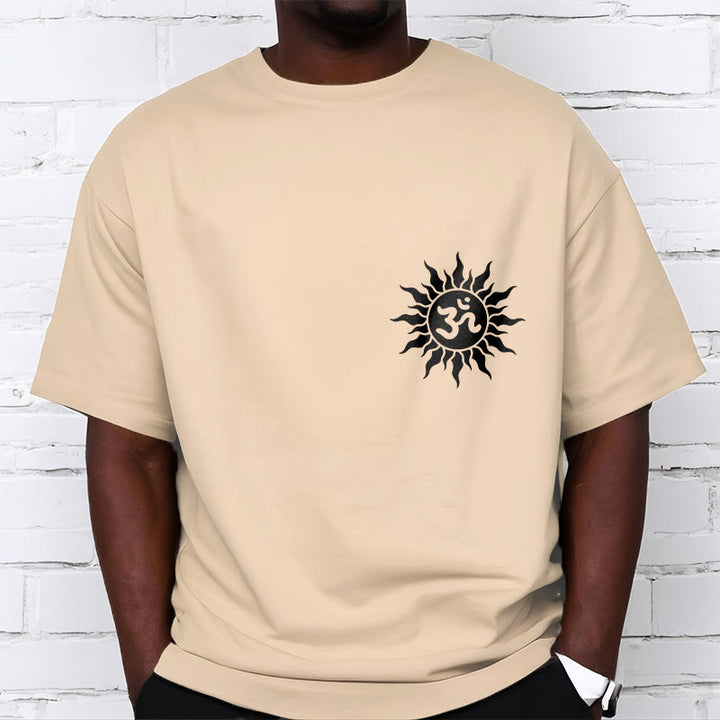 Buddha Stones Sun OM Symbol Design Tee T-shirt - image 13